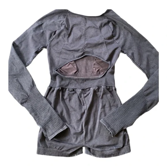 NEW Free People Good Karma Long Sleeve Runsie/l Jumpsuit - Picture 7 of 9